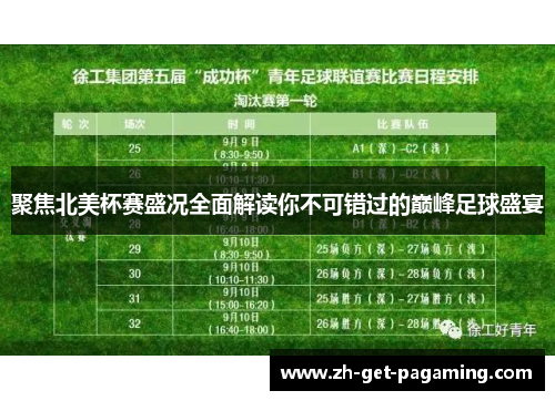 聚焦北美杯赛盛况全面解读你不可错过的巅峰足球盛宴